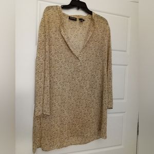 New York and company long sleeve blouse size extra large